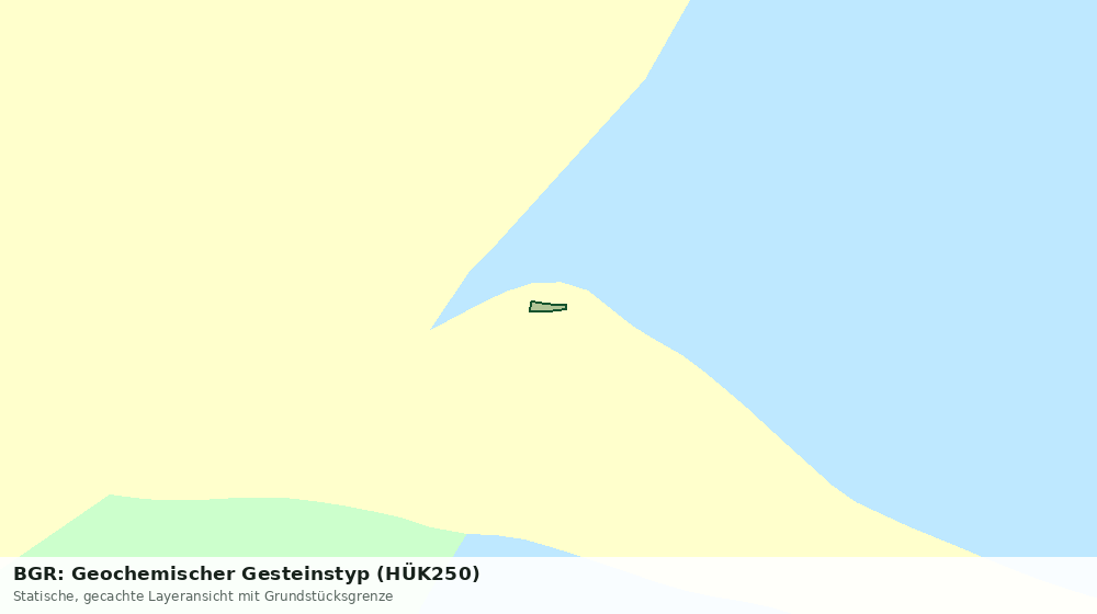 Statische Kartenansicht: BGR: Geochemischer Gesteinstyp (HÜK250)