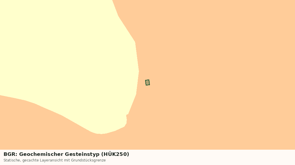 Statische Kartenansicht: BGR: Geochemischer Gesteinstyp (HÜK250)