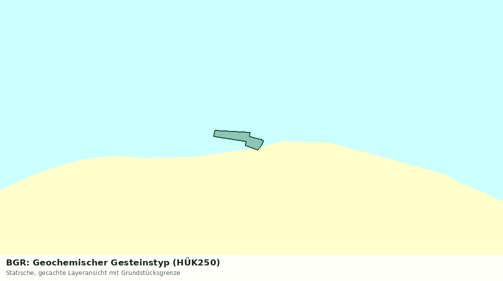 Statische Kartenansicht: BGR: Geochemischer Gesteinstyp (HÜK250)