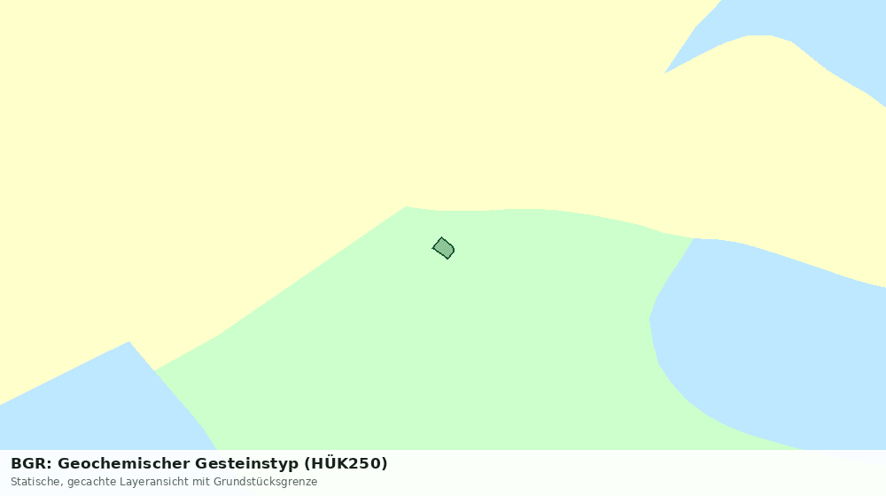 Statische Kartenansicht: BGR: Geochemischer Gesteinstyp (HÜK250)