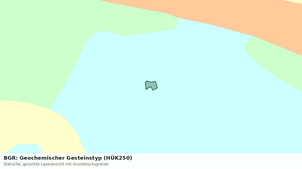 Statische Kartenansicht: BGR: Geochemischer Gesteinstyp (HÜK250)