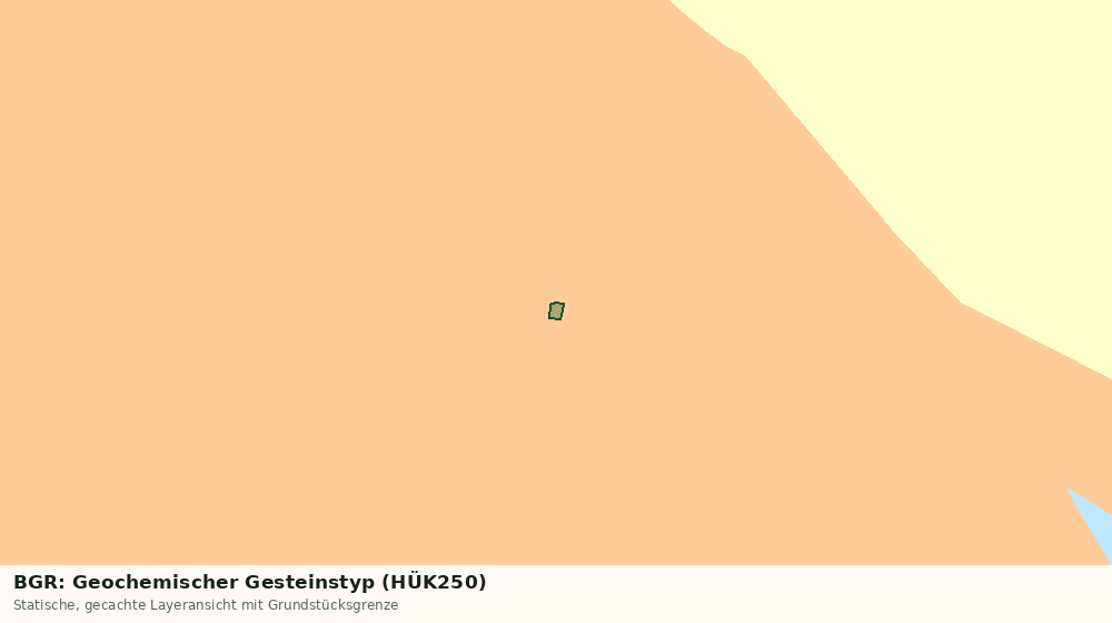 Statische Kartenansicht: BGR: Geochemischer Gesteinstyp (HÜK250)