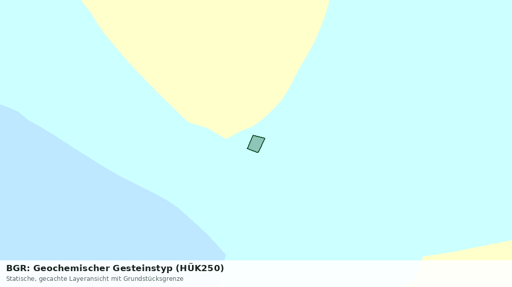 Statische Kartenansicht: BGR: Geochemischer Gesteinstyp (HÜK250)