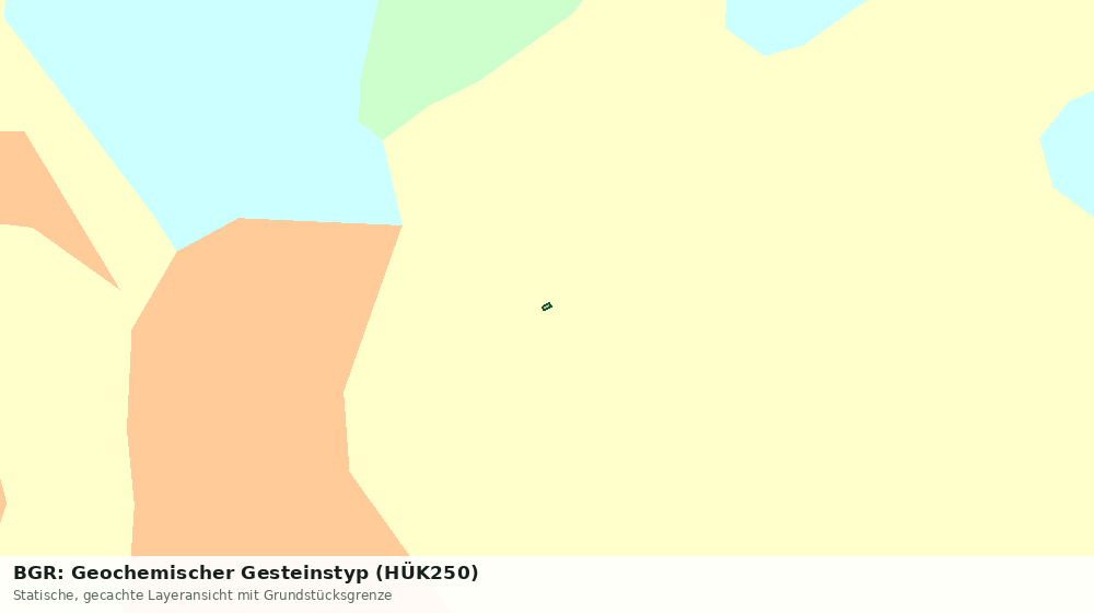 Statische Kartenansicht: BGR: Geochemischer Gesteinstyp (HÜK250)