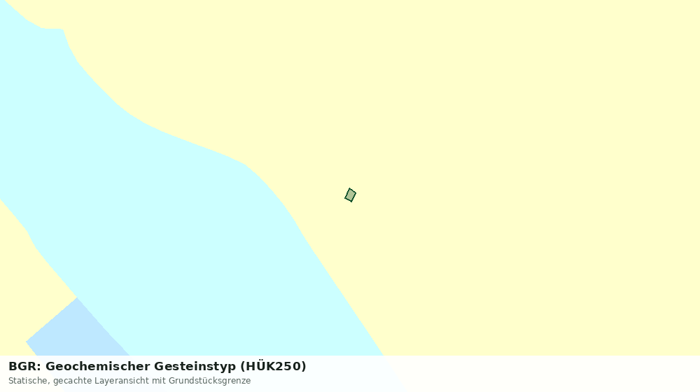 Statische Kartenansicht: BGR: Geochemischer Gesteinstyp (HÜK250)