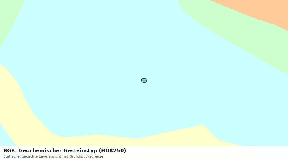 Statische Kartenansicht: BGR: Geochemischer Gesteinstyp (HÜK250)
