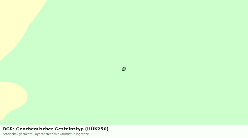 Statische Kartenansicht: BGR: Geochemischer Gesteinstyp (HÜK250)