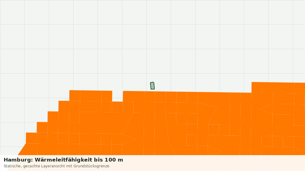 Statische Kartenansicht: Hamburg: Wärmeleitfähigkeit bis 100 m