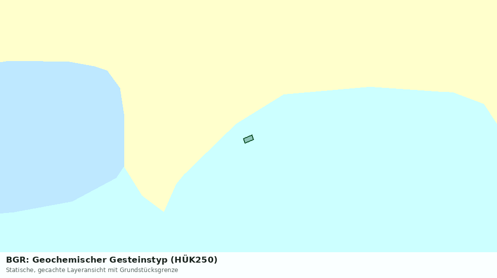 Statische Kartenansicht: BGR: Geochemischer Gesteinstyp (HÜK250)