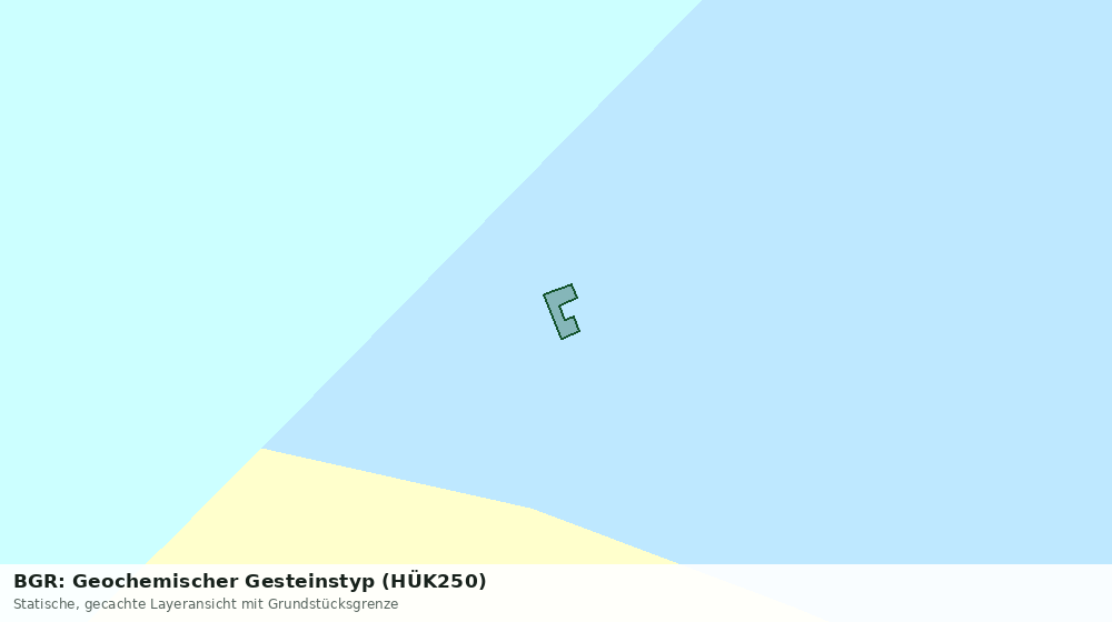 Statische Kartenansicht: BGR: Geochemischer Gesteinstyp (HÜK250)