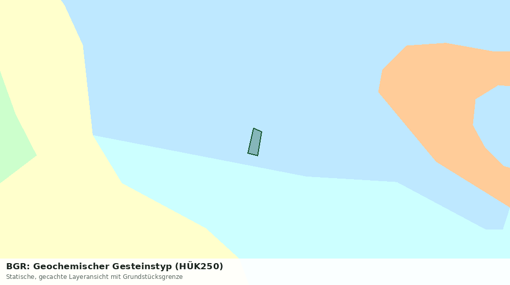 Statische Kartenansicht: BGR: Geochemischer Gesteinstyp (HÜK250)