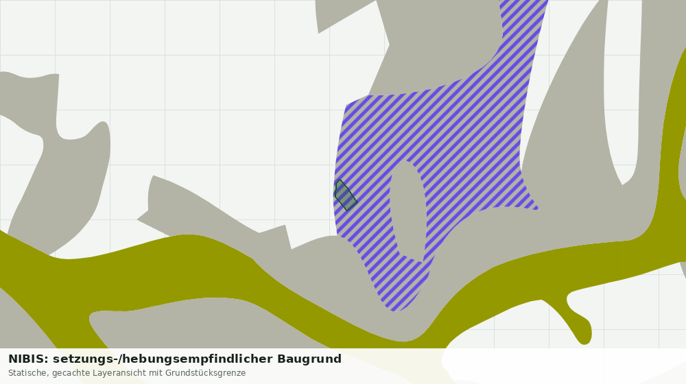 Statische Kartenansicht: NIBIS: setzungs-/hebungsempfindlicher Baugrund