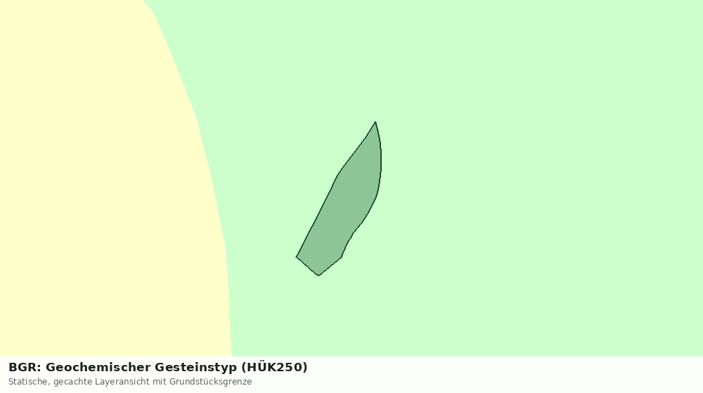 Statische Kartenansicht: BGR: Geochemischer Gesteinstyp (HÜK250)