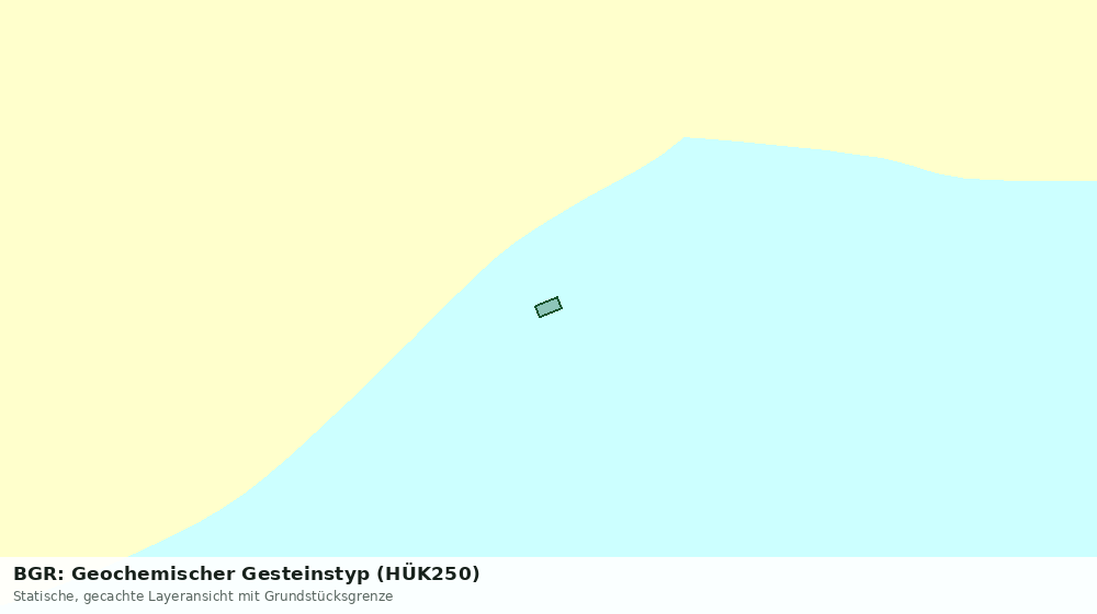 Statische Kartenansicht: BGR: Geochemischer Gesteinstyp (HÜK250)