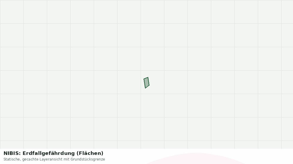 Statische Kartenansicht: NIBIS: Erdfallgefährdung (Flächen)