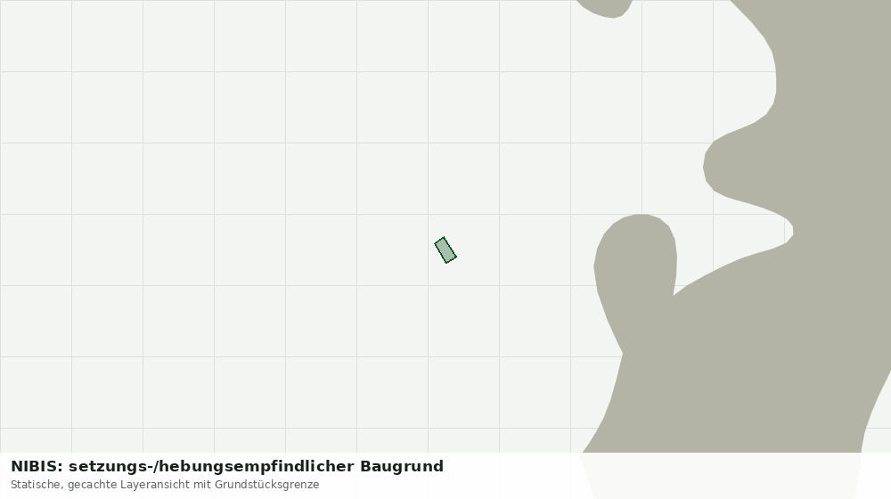 Statische Kartenansicht: NIBIS: setzungs-/hebungsempfindlicher Baugrund