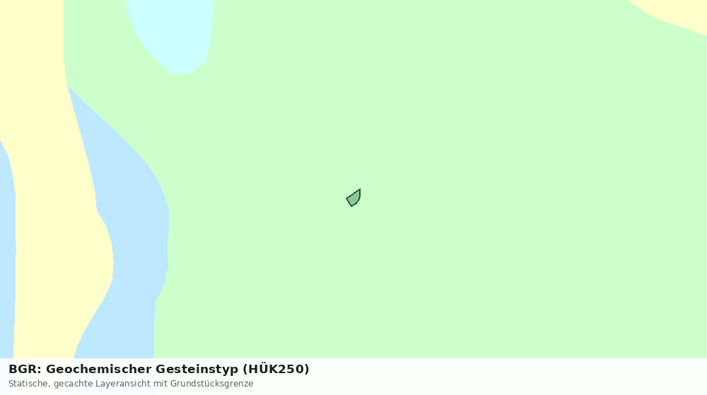 Statische Kartenansicht: BGR: Geochemischer Gesteinstyp (HÜK250)