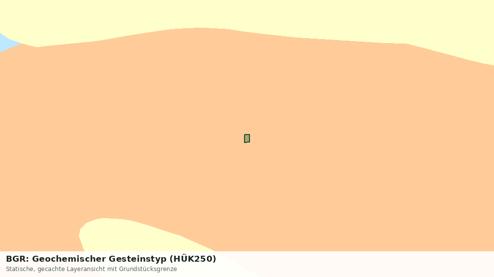 Statische Kartenansicht: BGR: Geochemischer Gesteinstyp (HÜK250)