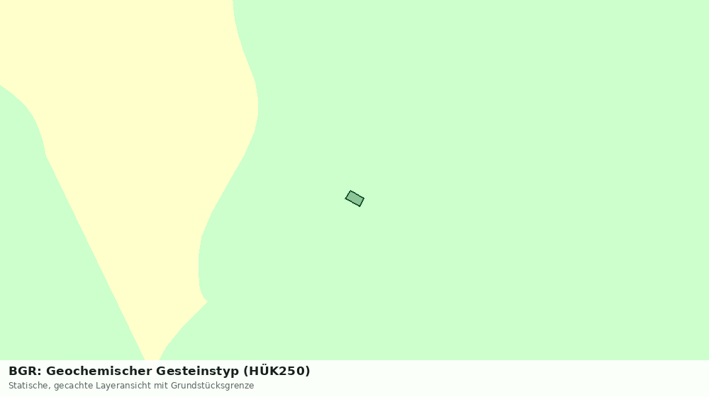 Statische Kartenansicht: BGR: Geochemischer Gesteinstyp (HÜK250)