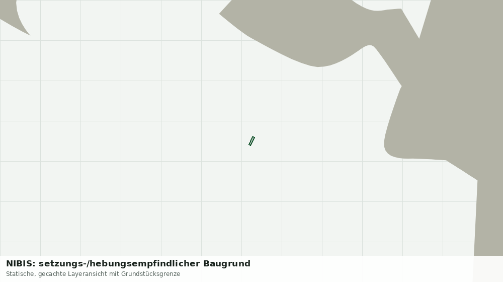 Statische Kartenansicht: NIBIS: setzungs-/hebungsempfindlicher Baugrund