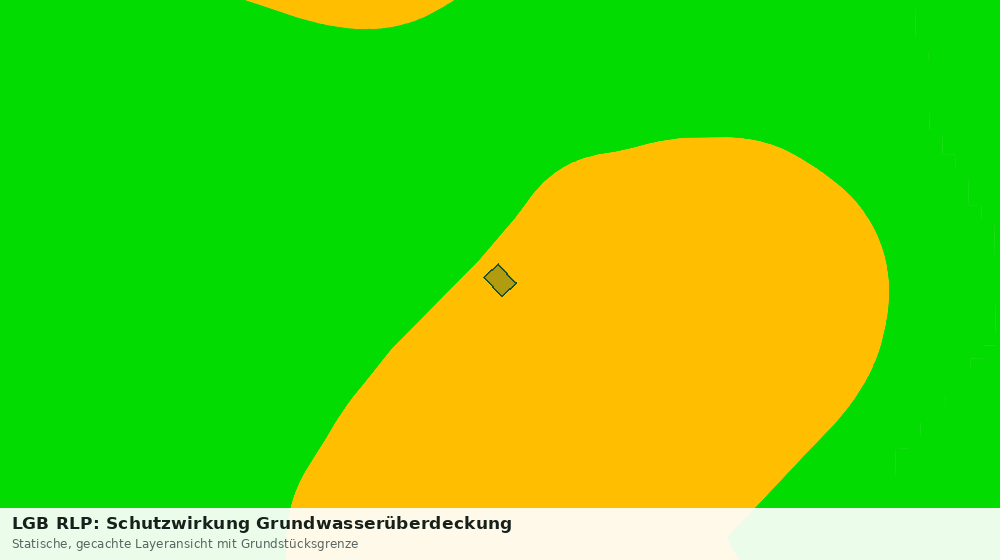 Statische Kartenansicht: LGB RLP: Schutzwirkung Grundwasserüberdeckung
