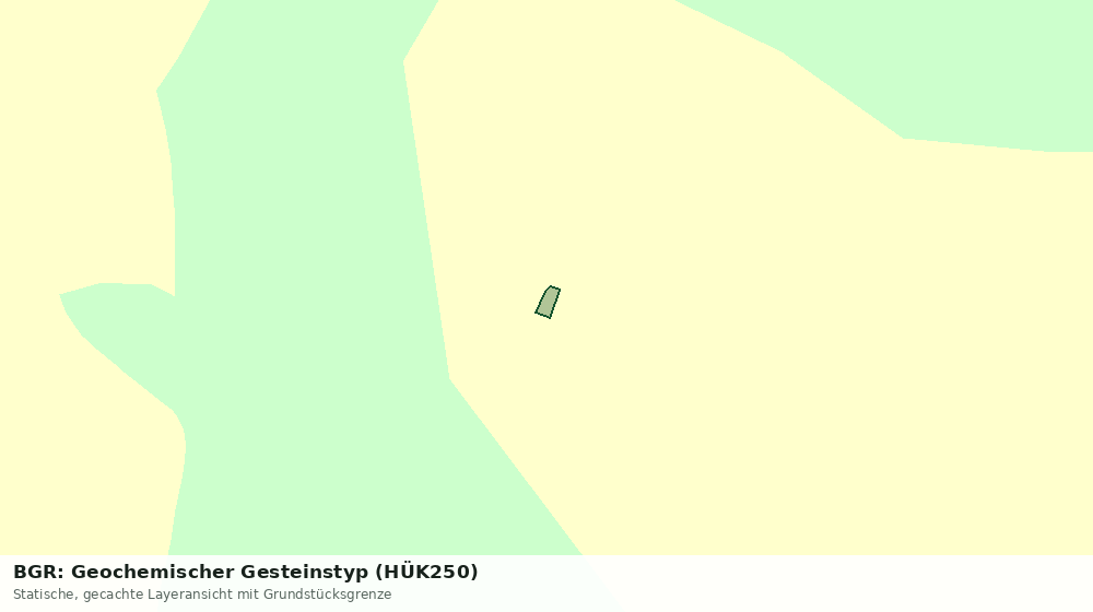 Statische Kartenansicht: BGR: Geochemischer Gesteinstyp (HÜK250)