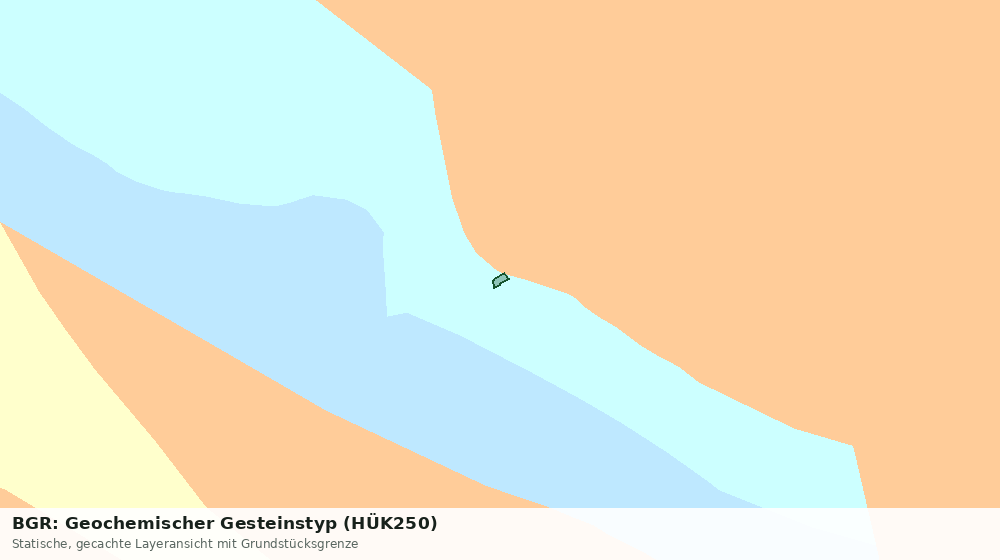Statische Kartenansicht: BGR: Geochemischer Gesteinstyp (HÜK250)