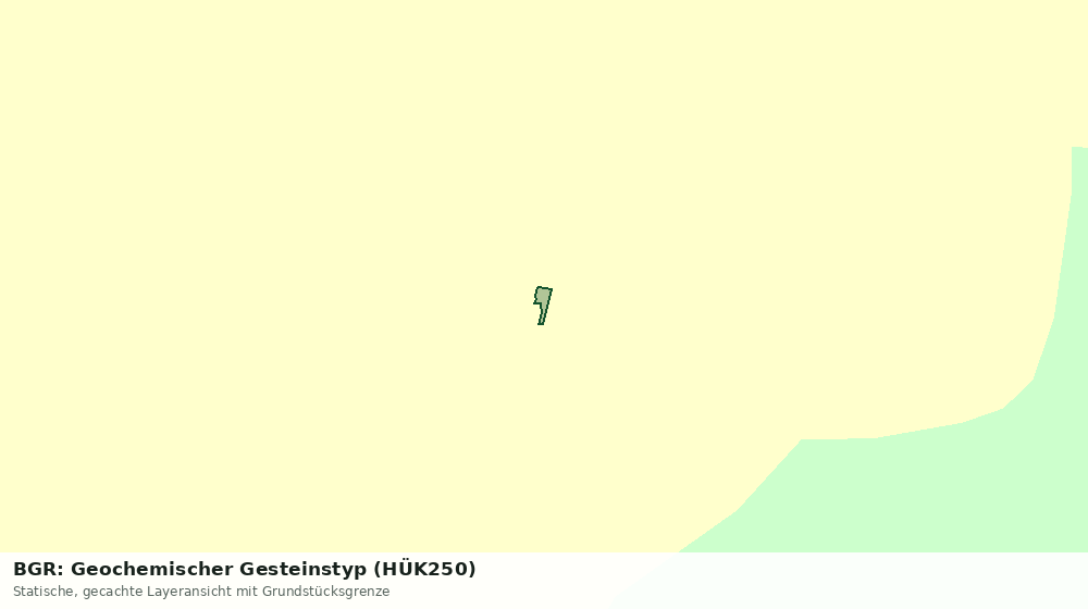 Statische Kartenansicht: BGR: Geochemischer Gesteinstyp (HÜK250)