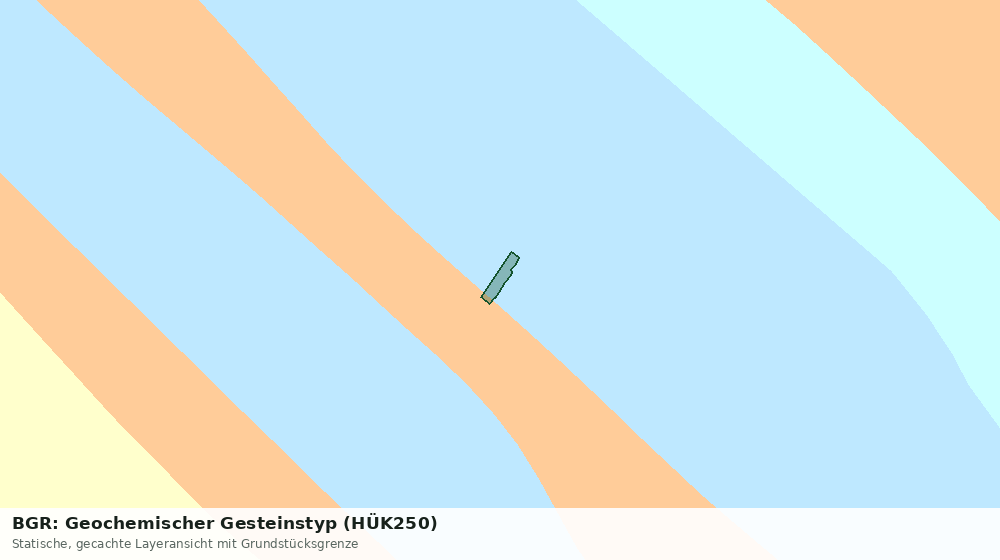 Statische Kartenansicht: BGR: Geochemischer Gesteinstyp (HÜK250)