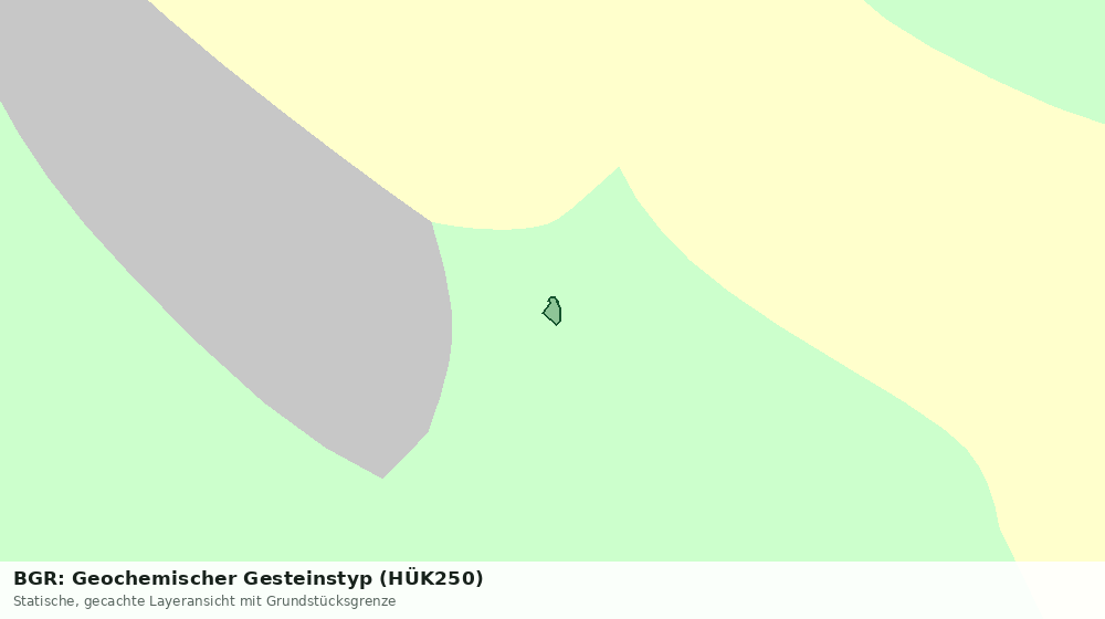 Statische Kartenansicht: BGR: Geochemischer Gesteinstyp (HÜK250)