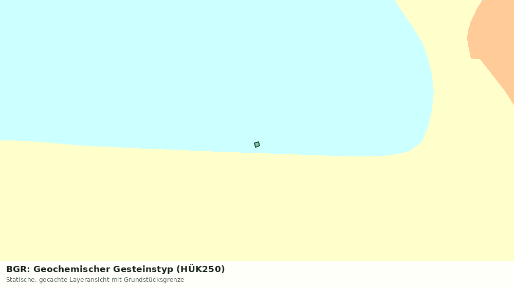 Statische Kartenansicht: BGR: Geochemischer Gesteinstyp (HÜK250)
