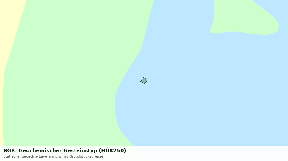 Statische Kartenansicht: BGR: Geochemischer Gesteinstyp (HÜK250)