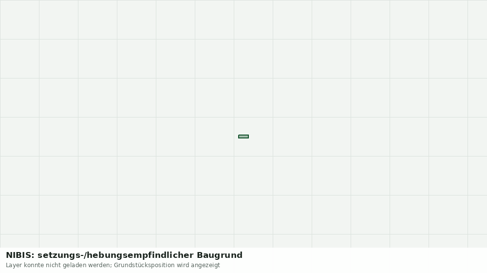 Statische Kartenansicht: NIBIS: setzungs-/hebungsempfindlicher Baugrund