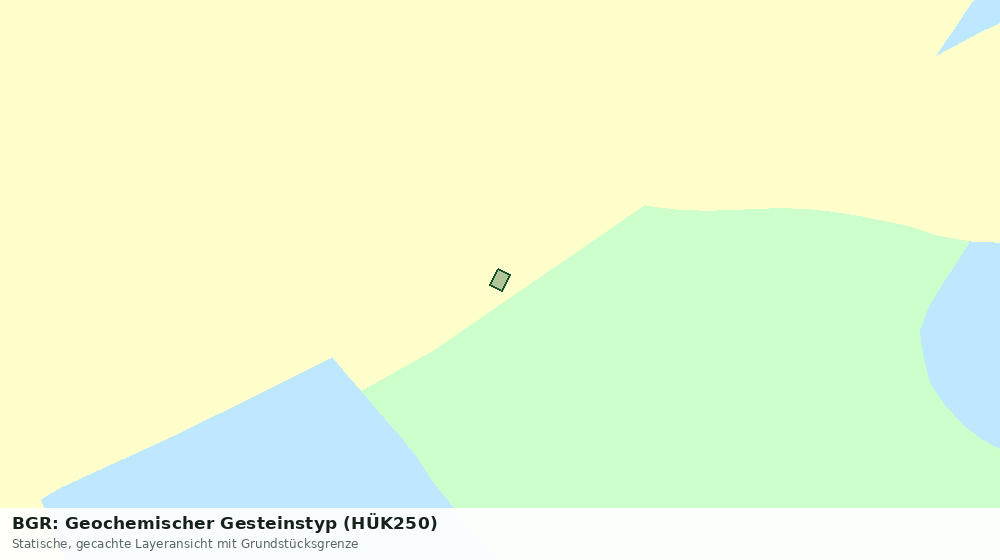 Statische Kartenansicht: BGR: Geochemischer Gesteinstyp (HÜK250)