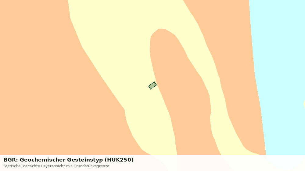 Statische Kartenansicht: BGR: Geochemischer Gesteinstyp (HÜK250)
