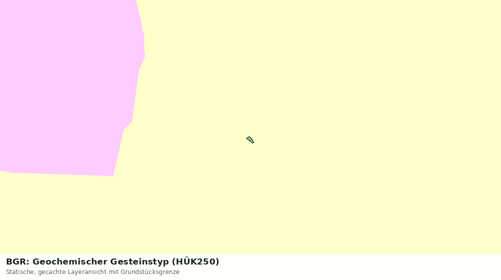Statische Kartenansicht: BGR: Geochemischer Gesteinstyp (HÜK250)