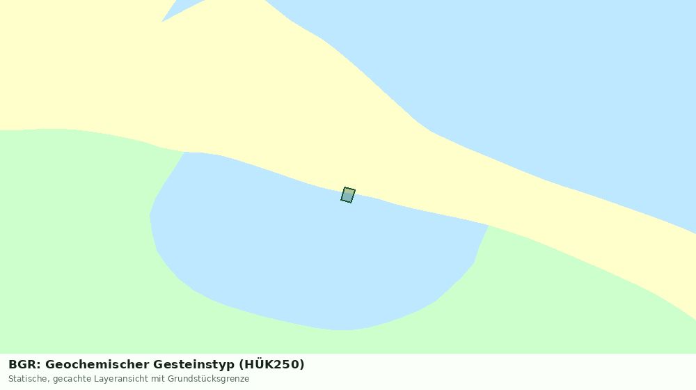 Statische Kartenansicht: BGR: Geochemischer Gesteinstyp (HÜK250)