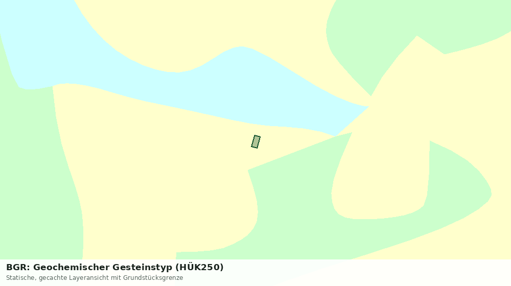 Statische Kartenansicht: BGR: Geochemischer Gesteinstyp (HÜK250)