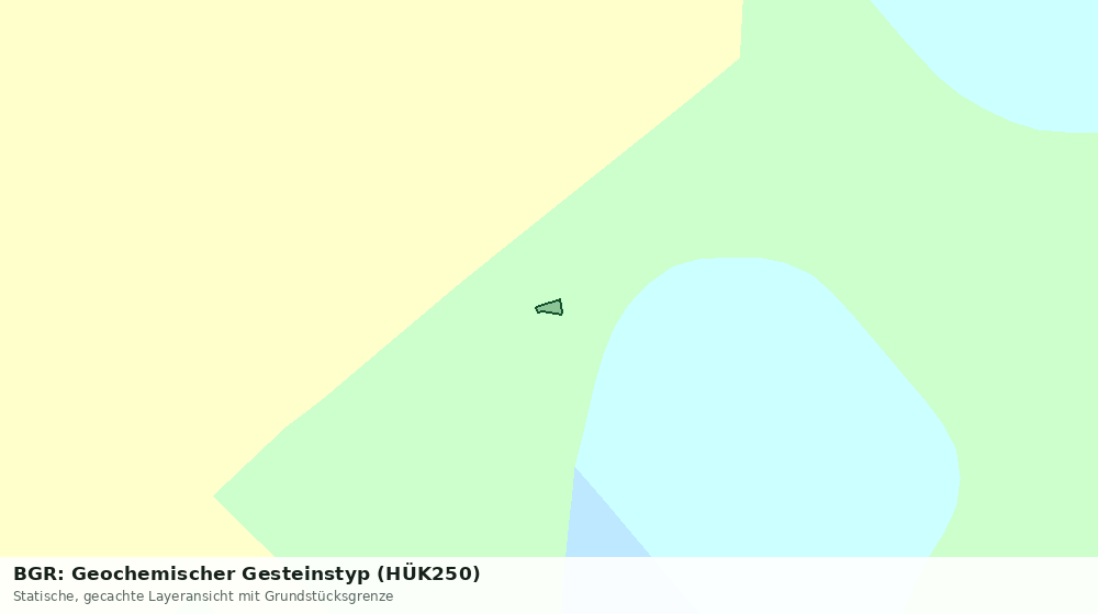 Statische Kartenansicht: BGR: Geochemischer Gesteinstyp (HÜK250)