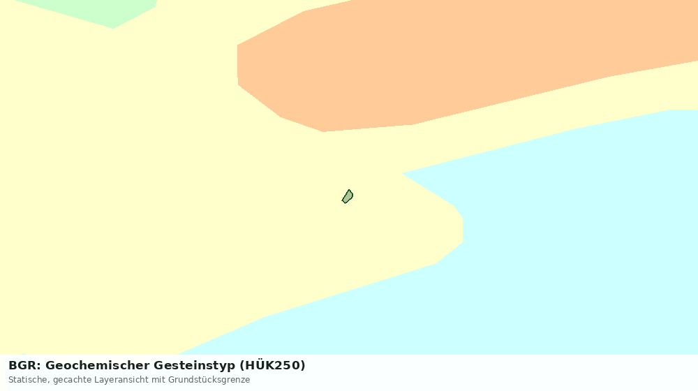 Statische Kartenansicht: BGR: Geochemischer Gesteinstyp (HÜK250)