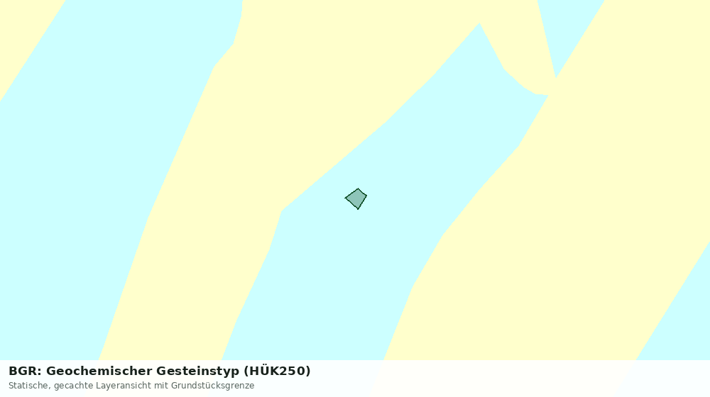 Statische Kartenansicht: BGR: Geochemischer Gesteinstyp (HÜK250)