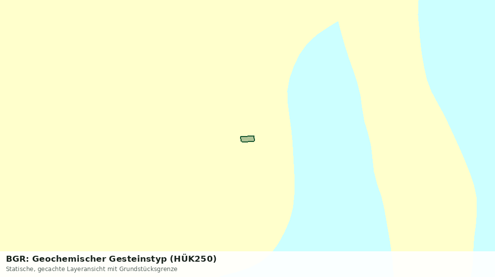 Statische Kartenansicht: BGR: Geochemischer Gesteinstyp (HÜK250)