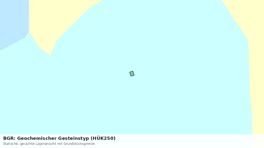 Statische Kartenansicht: BGR: Geochemischer Gesteinstyp (HÜK250)