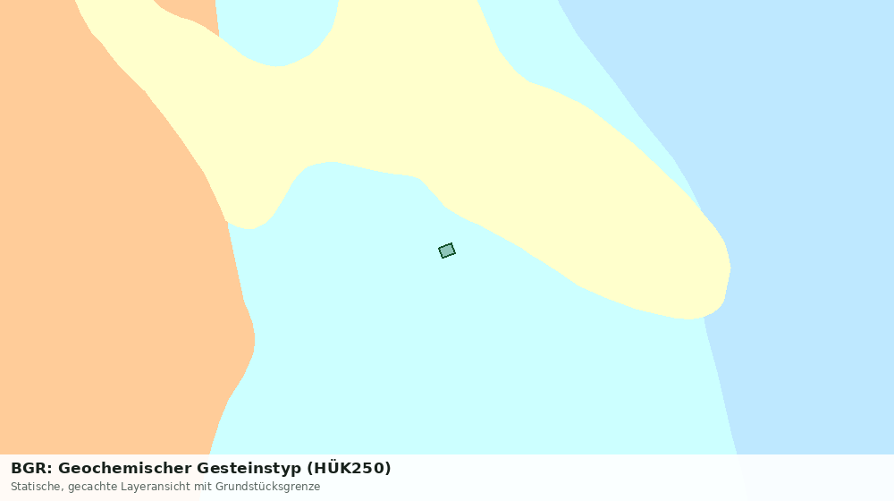 Statische Kartenansicht: BGR: Geochemischer Gesteinstyp (HÜK250)