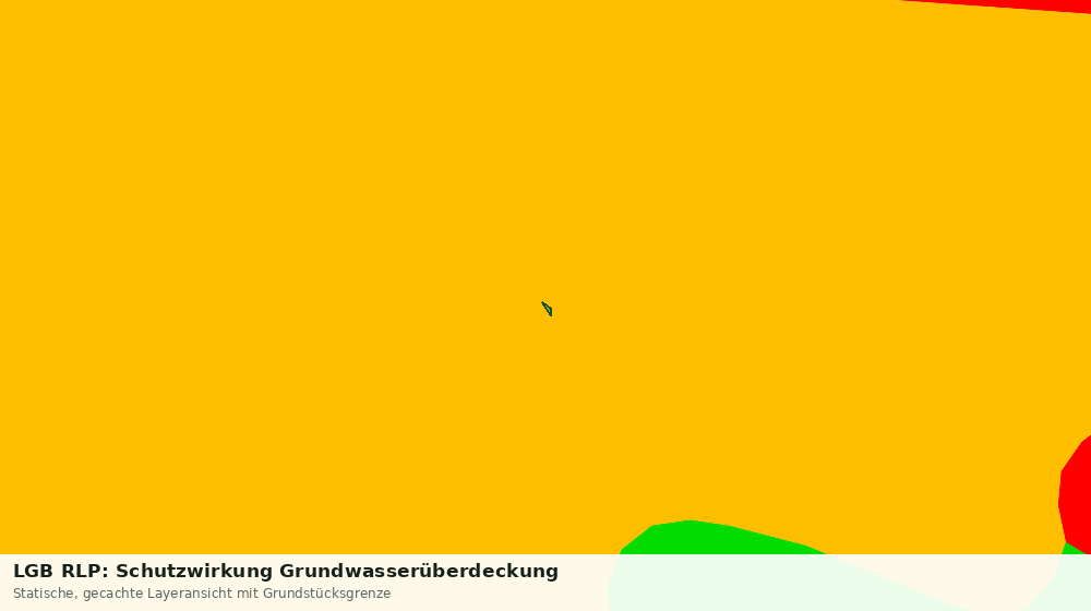 Statische Kartenansicht: LGB RLP: Schutzwirkung Grundwasserüberdeckung