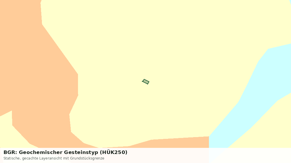Statische Kartenansicht: BGR: Geochemischer Gesteinstyp (HÜK250)