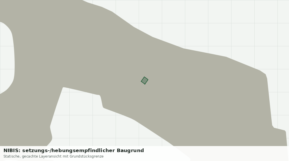 Statische Kartenansicht: NIBIS: setzungs-/hebungsempfindlicher Baugrund