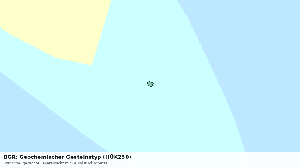 Statische Kartenansicht: BGR: Geochemischer Gesteinstyp (HÜK250)