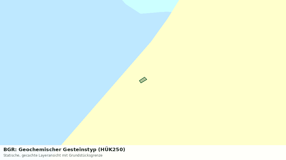 Statische Kartenansicht: BGR: Geochemischer Gesteinstyp (HÜK250)