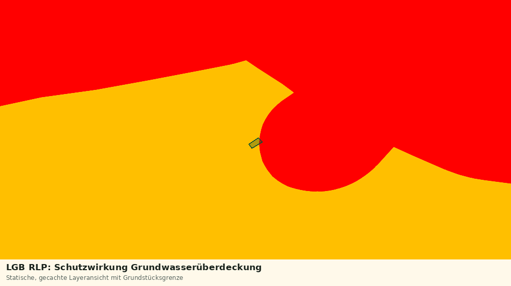 Statische Kartenansicht: LGB RLP: Schutzwirkung Grundwasserüberdeckung
